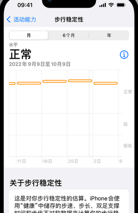 伊通iPhone手机维修如何在iPhone开启'步行稳定性通知'