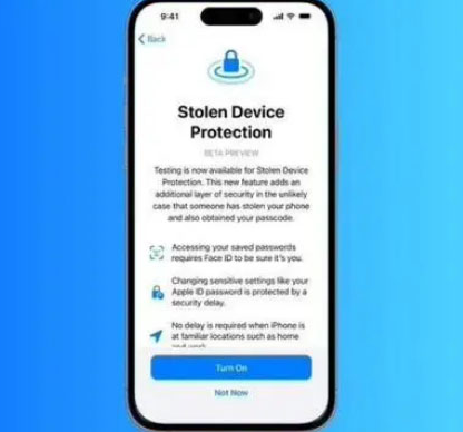 伊通苹果授权维修店分享被盗设备保护功能开启方法 