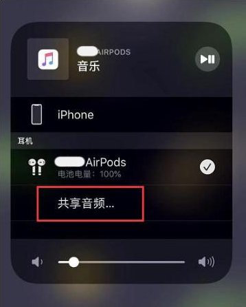 伊通苹果14音频维修点分享iPhone14音频共享设置方法 