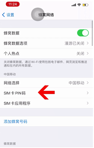 伊通苹果14维修网分享如何给iPhone14的SIM卡设置密码 