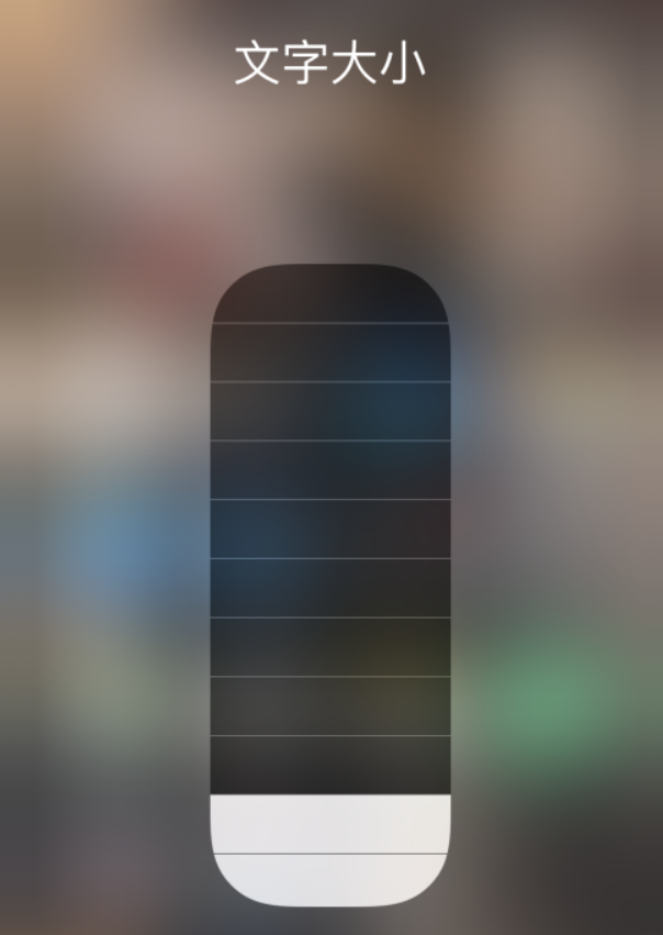 伊通苹果手机维修分享小技巧：在 iPhone 控制中心快速调节字体大小 