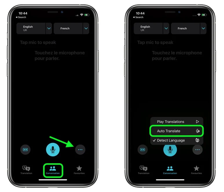 伊通苹果手机维修分享iOS 15 “翻译” App 新改进 